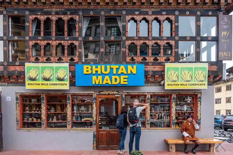 Ssouvenir shop, Paro