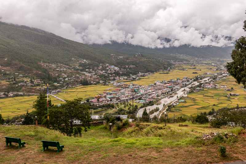 View of Paro