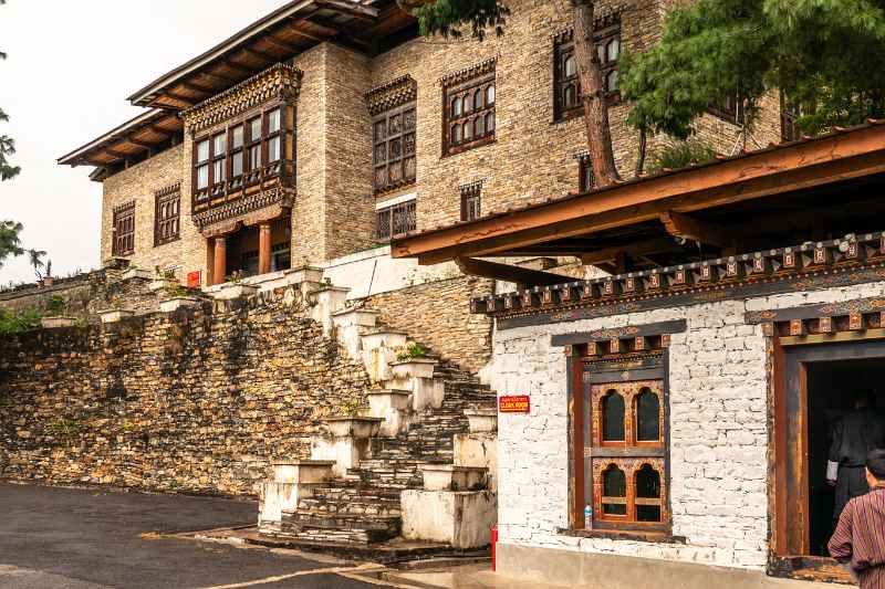 Cloak room, National Museum of Bhutan