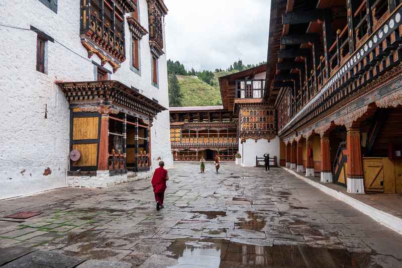 Inside Rinpung Dzong (Paro Dzong)