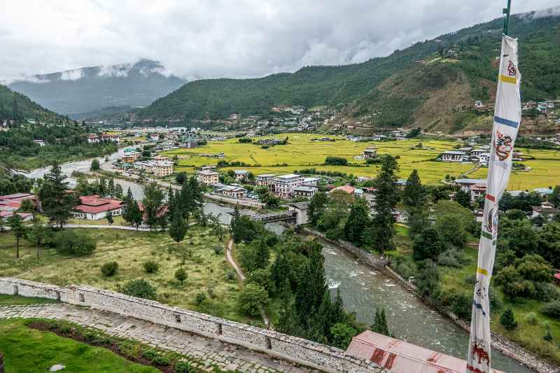 View from Paro Dzong