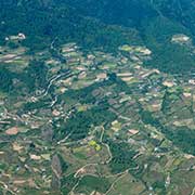 Flying over Paro