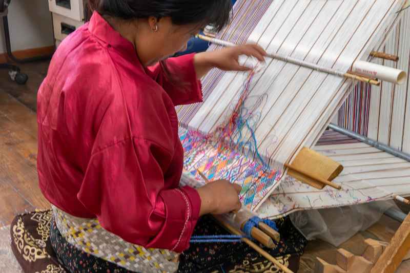 Weaving, Zorig Chusum Institute