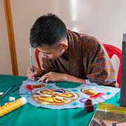 Painting, Zorig Chusum Institute