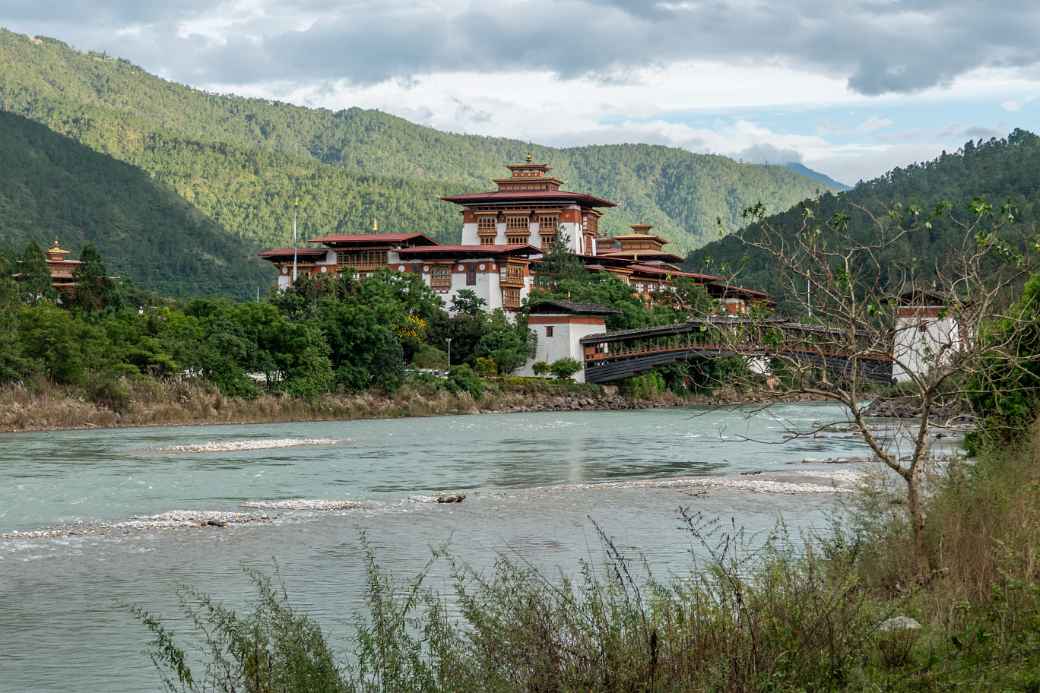 View to Punakha Dzong