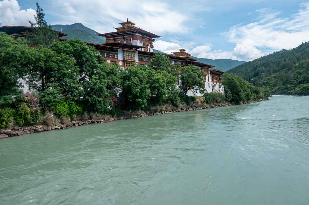 View to Punakha Dzong