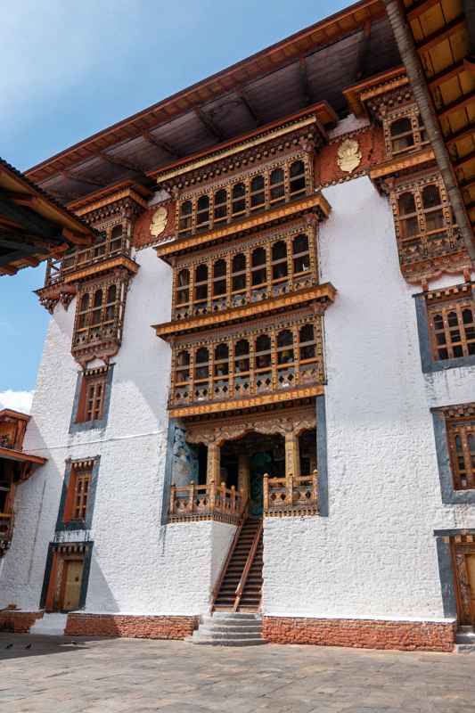 Interior buildings, Punakha Dzong