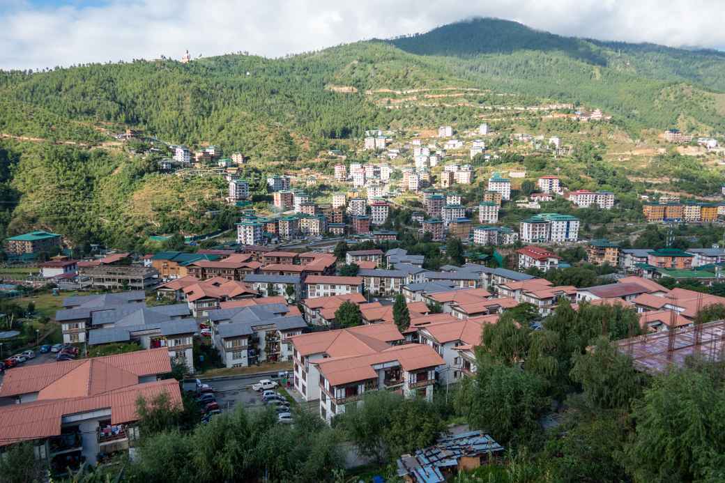 Thimphu with Buddha Dordenma statue