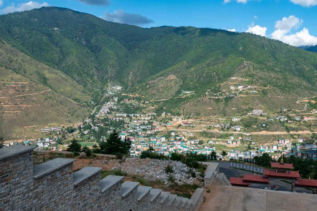 View of Thimphu