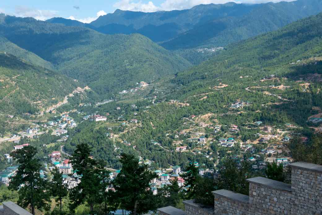 View of Thimphu