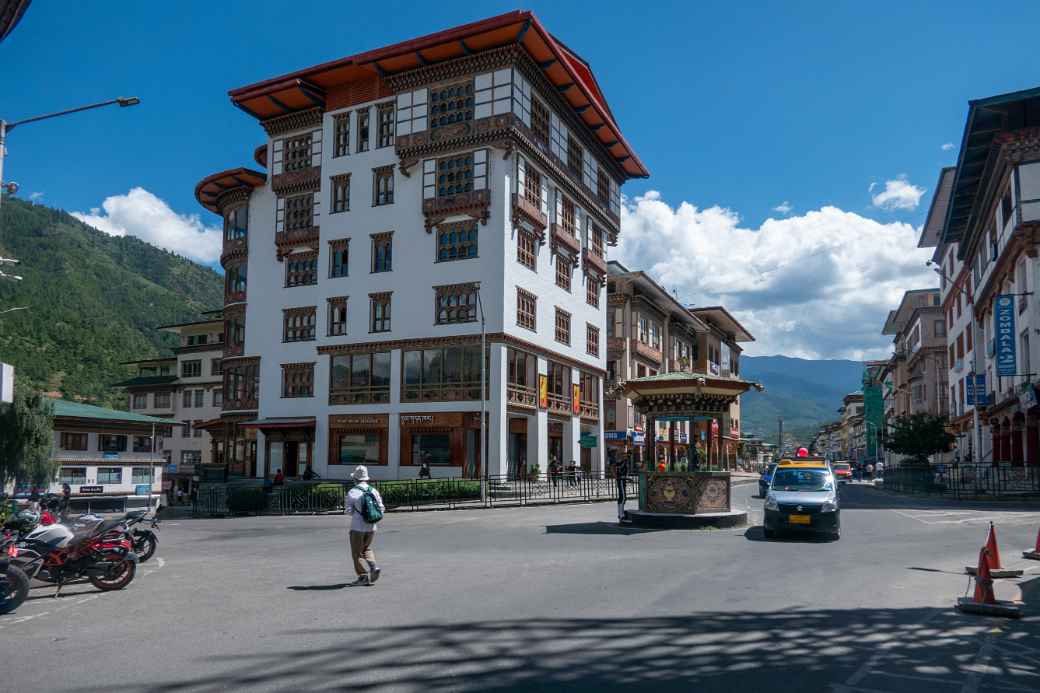 Main street of Thimphu