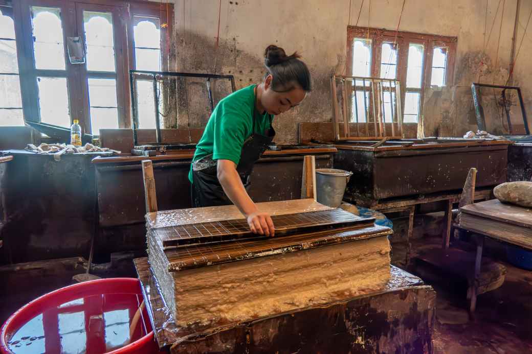 Jungshi handmade paper factory