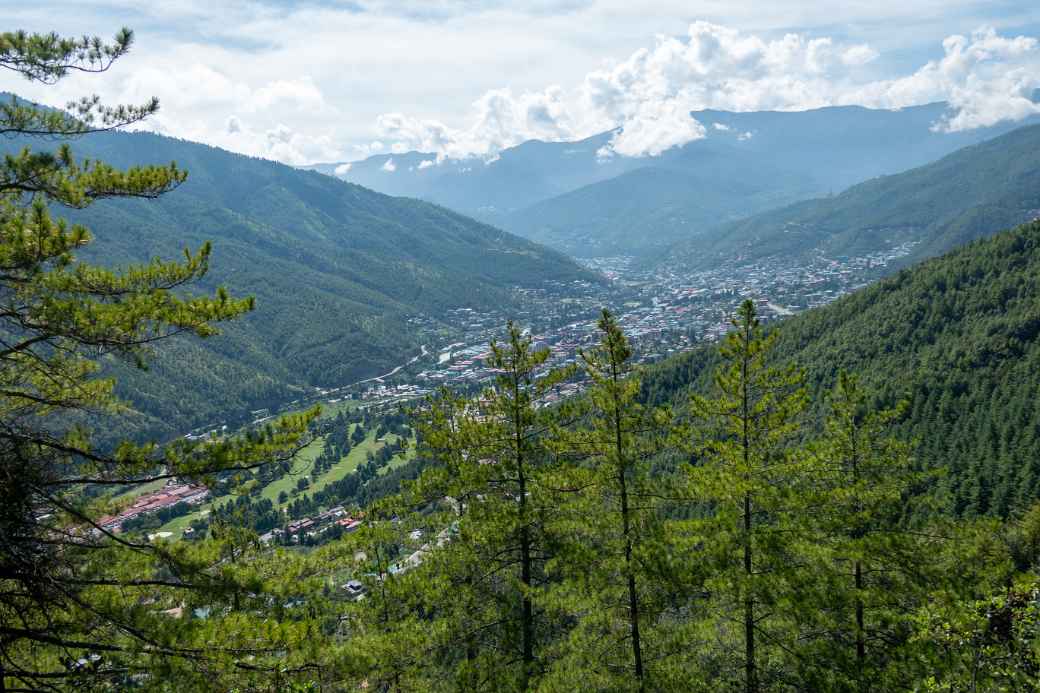 Thimphu from Sangaygang – Phajoding Trail