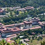 View to Tashichho Dzong