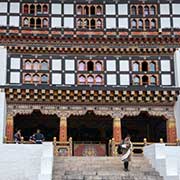 Tashichho Dzong entrance