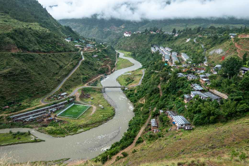 View to Wangdue Phodrang