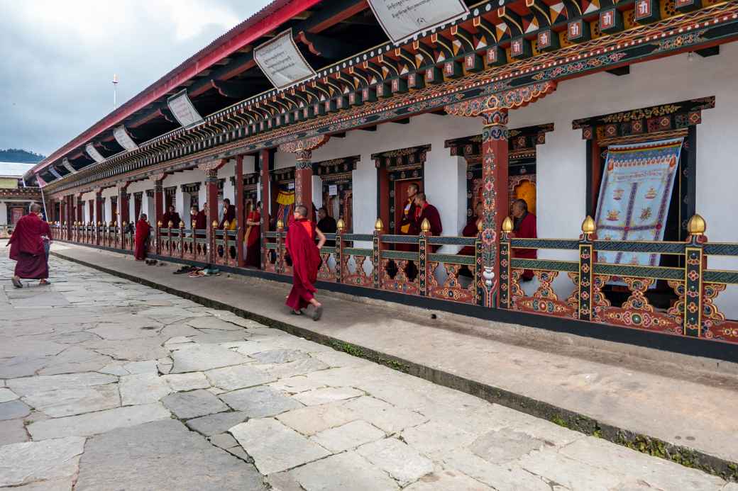 Monks' quarters, Gangtey Monastery