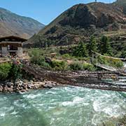 Bridge Tachogang Lhakhang monastery