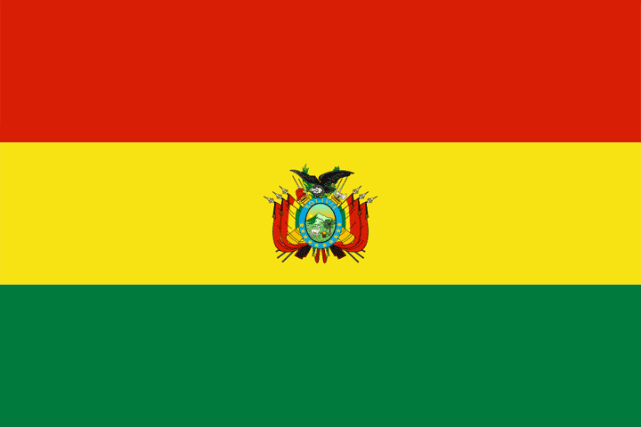 Bolivia State Flag, 1888