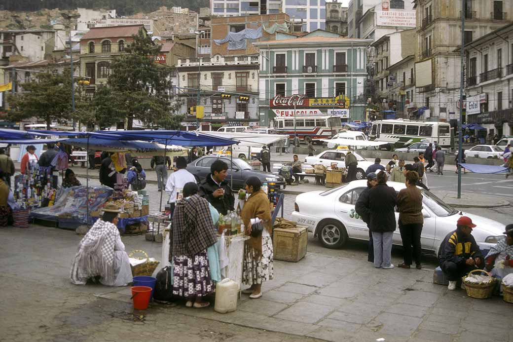 Street market, La Paz