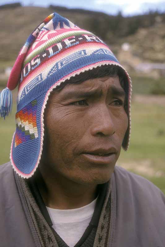 Young Quechua man