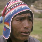 Young Quechua man