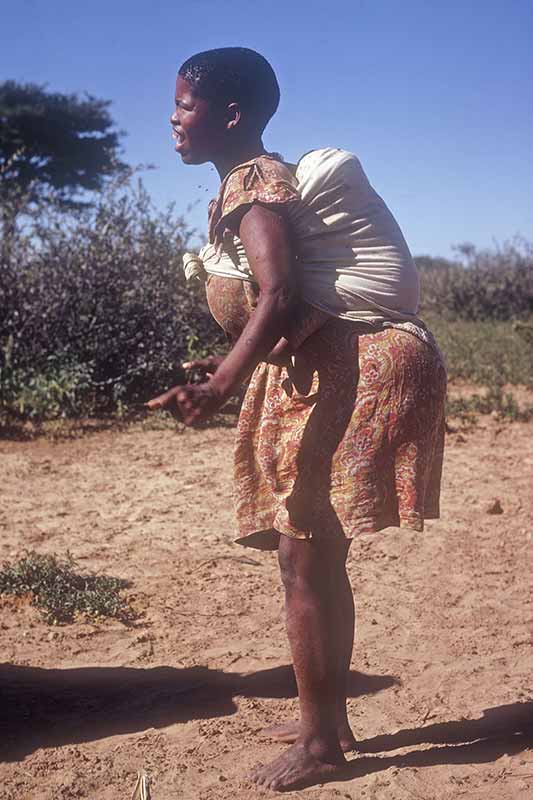 Woman dancing, Tsesane
