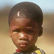 Mosarwa boy, Tsesane