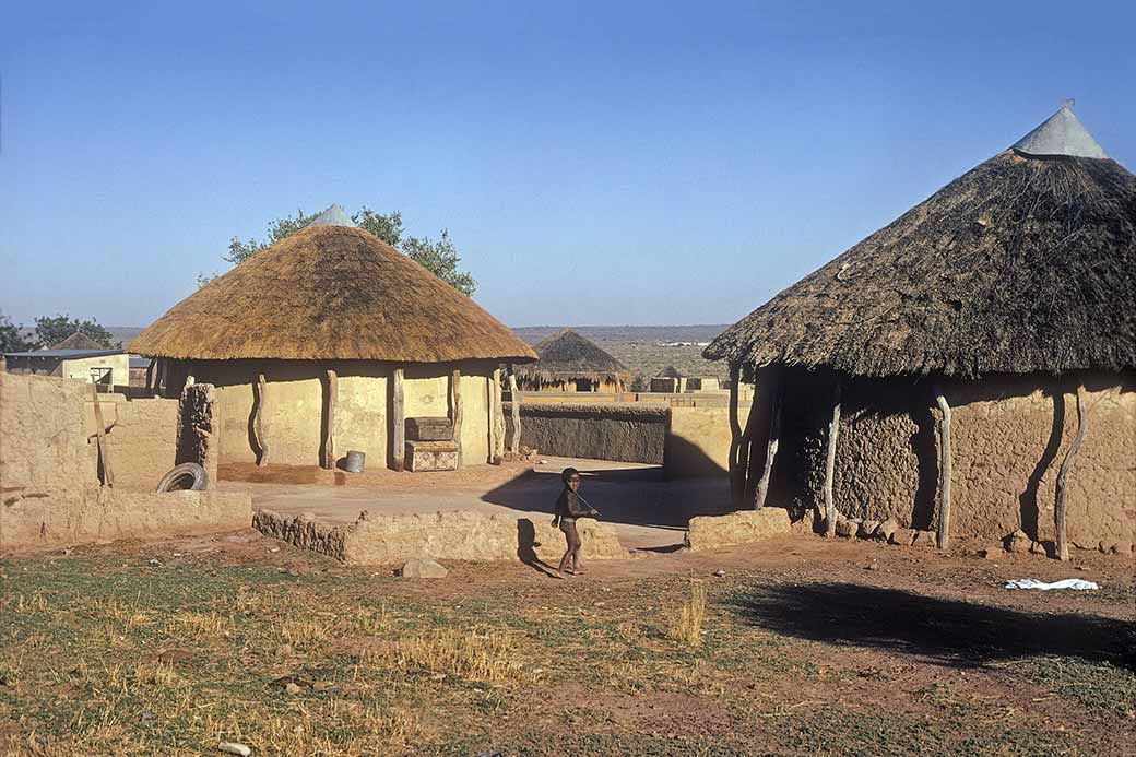 Traditional Houses Molepolole Molepolole Home Of The Bakwena 