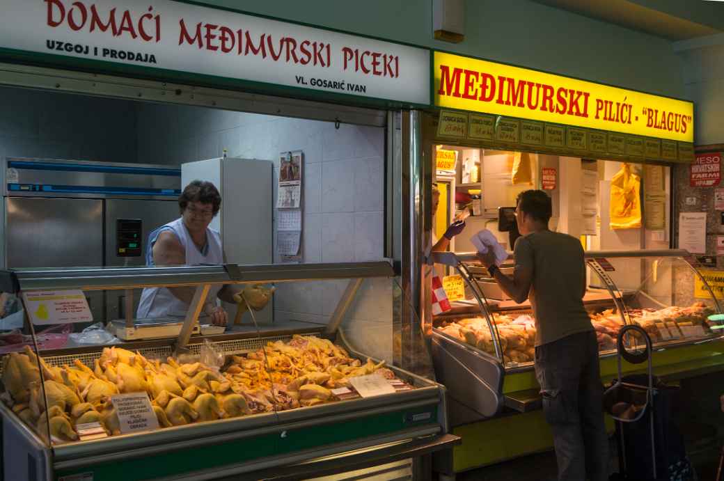 Poultry, Dolac Market