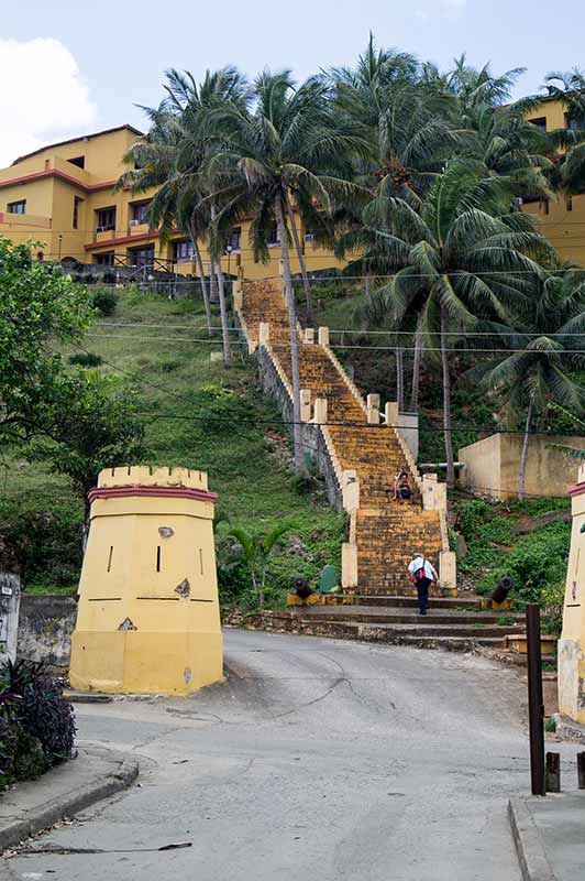 Steps to Hotel El Castillo, Baracoa