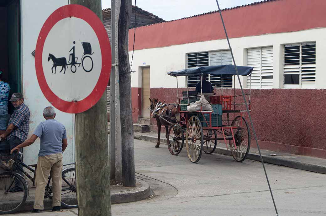 Horse drawn cart, Bayamo