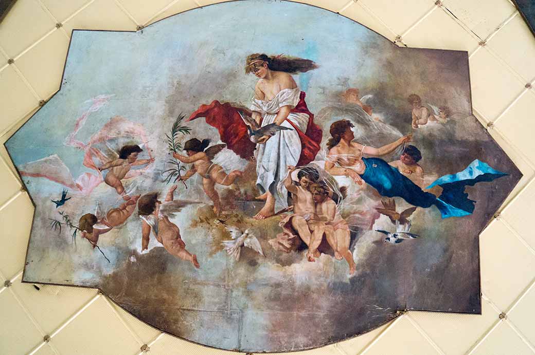 Ceiling mural, Museo Provincial,
