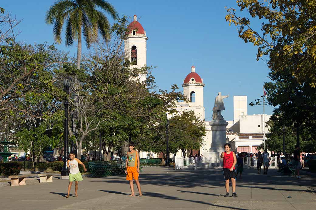 Parque Martí from west, Cienfuegos