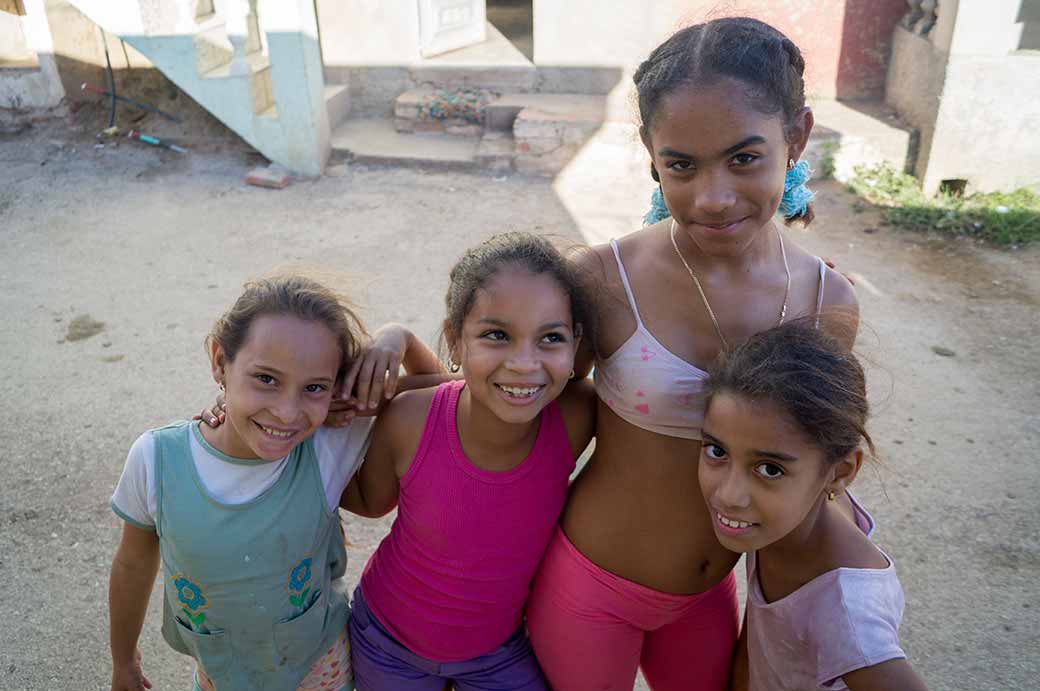 Four girls, Trinidad | People and Culture | Cuba | OzOutback