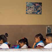 Children in class, Baracoa