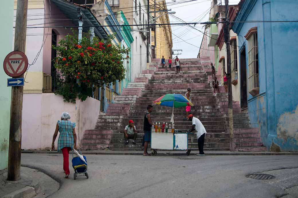 Padre Pico steps, Santiago de Cuba