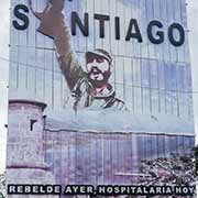Poster of Fidel Castro, Santiago de Cuba