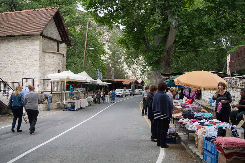 Street market, Agia Mauri