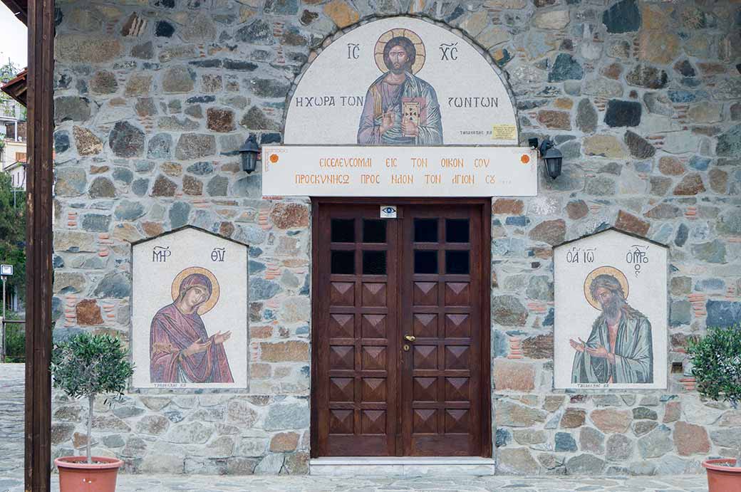 Church entrance, Agros