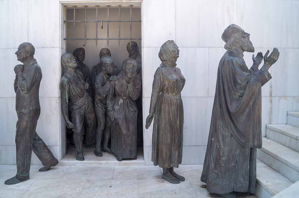 Statues, Liberty Monument, Nicosia