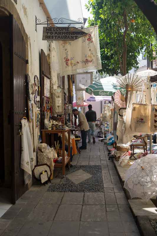 Narrow alley, old Nicosia