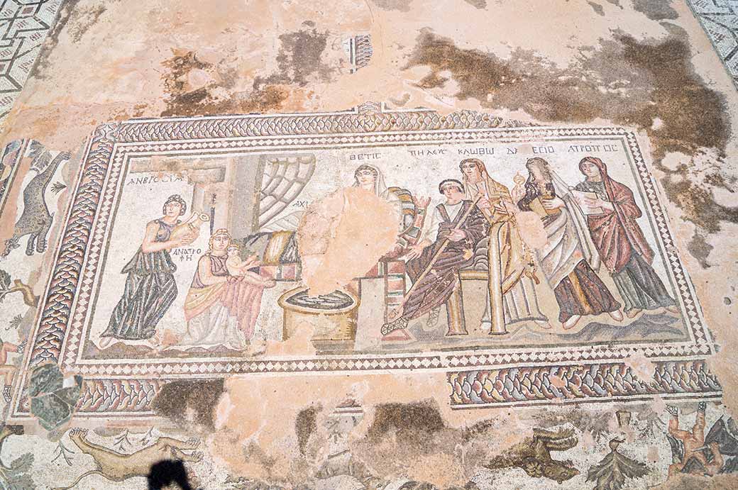 Achilles mosaic, House of Theseus