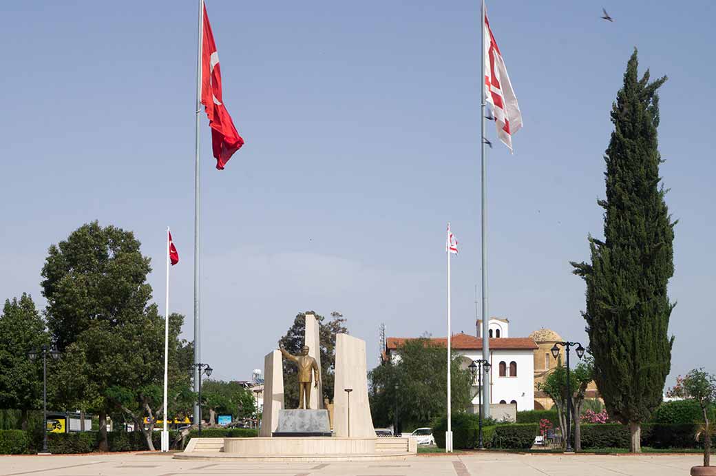 Kemal Atatürk statue, Güzelyurt