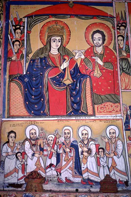 Fresco of Mary