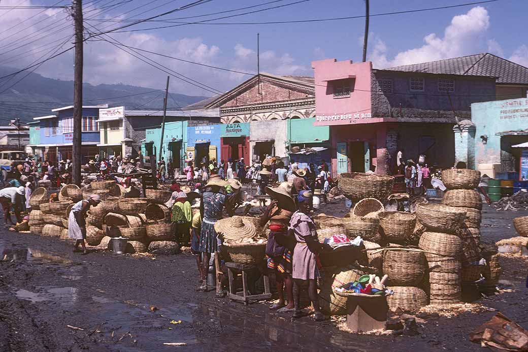 An outdoor market