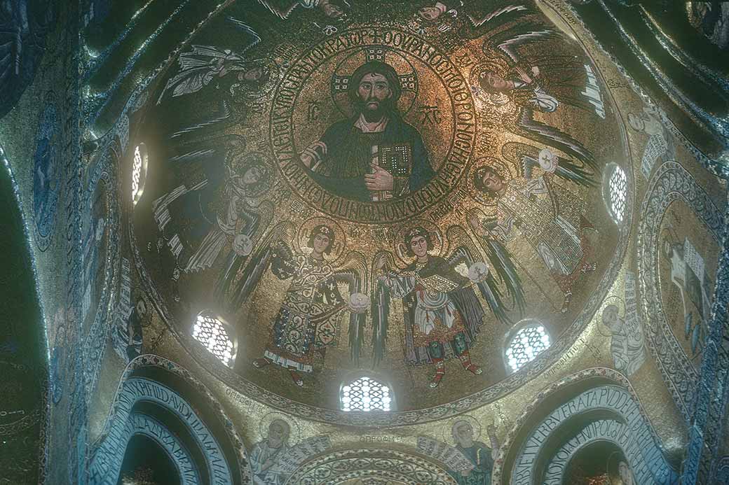 Christ Pantocrator mosaic