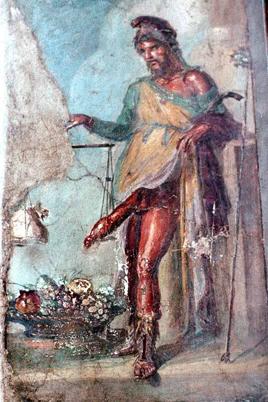 Fresco of Priapus