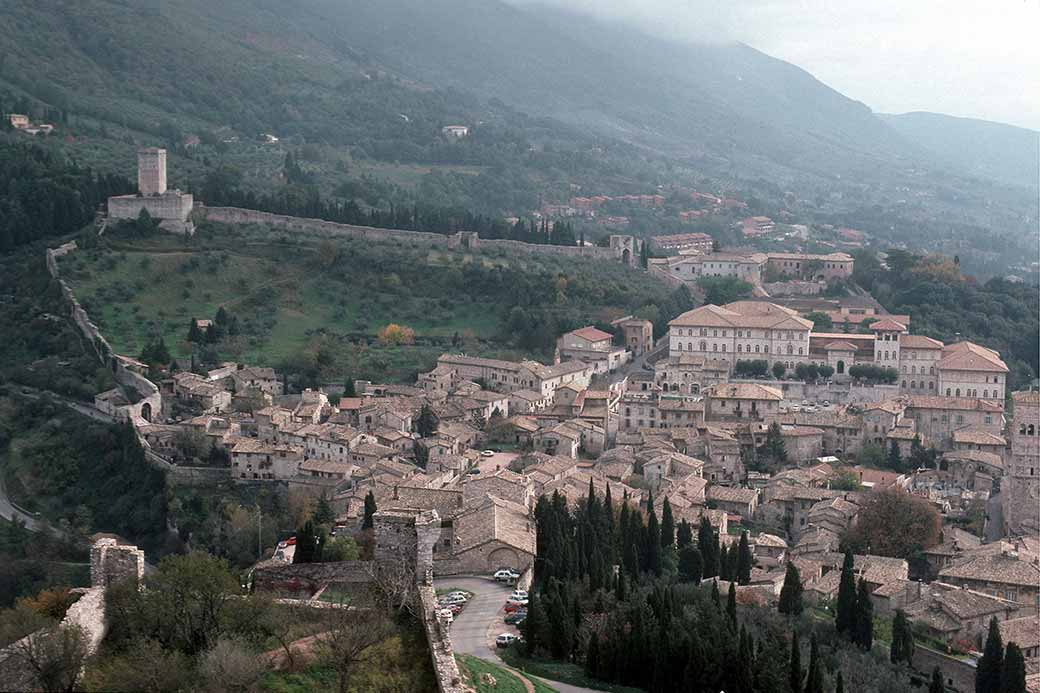 View from Rocca Maggiore