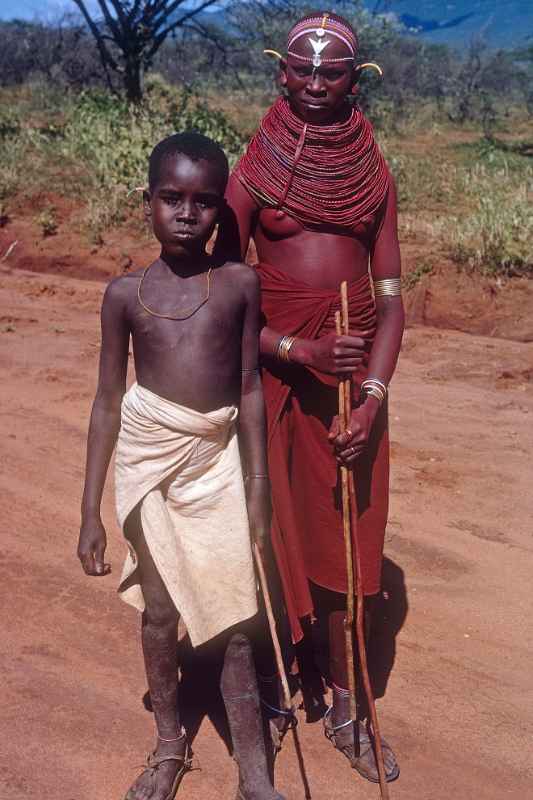 Samburu boy and girl